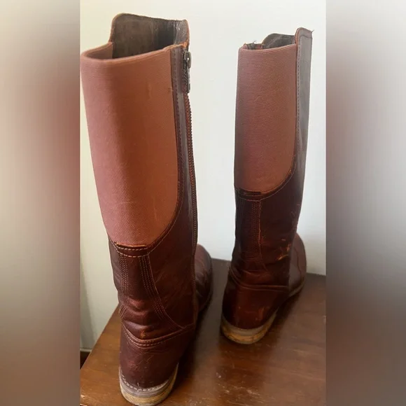 Timberland Brown Leather Boots 7.5 - Picture 10 of 14